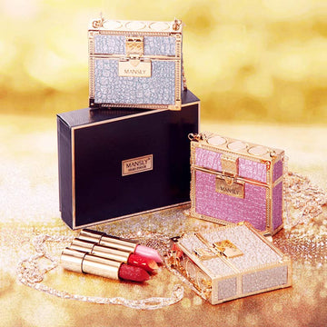 Glitter Luxury Lipstick With Mirror Matte Moisturizing Velvet lasting Temperature Change Lip Balm 3pcs In Bag Fashion Makeup