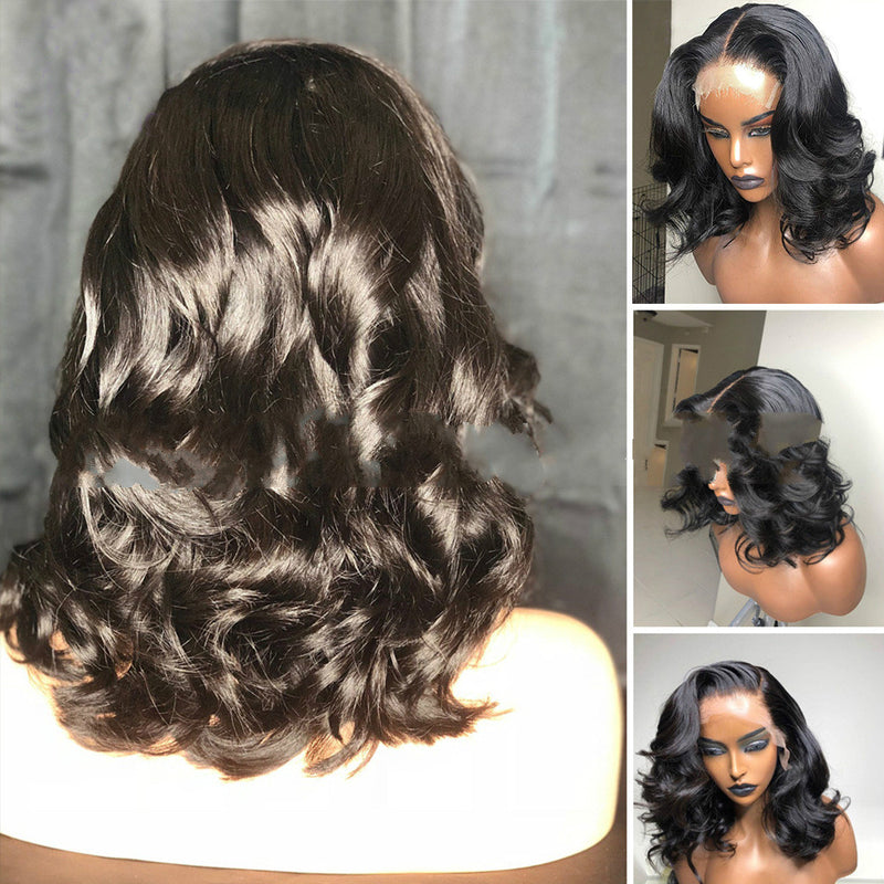 Front lace big wave wig