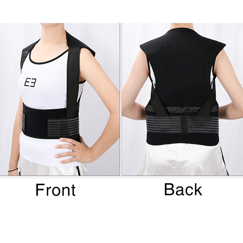 Magnetic Back Support Magnets Heating Therapy Vest Waist Brace Posture Corrector Spine Back Shoulder Lumbar Posture Correction