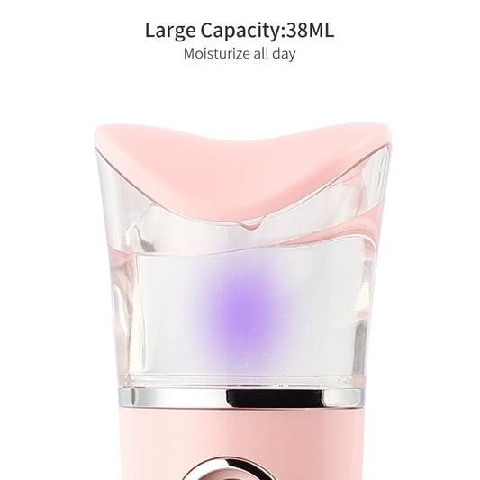3In1 Facial Steamer Nano Facial Mister Skin Test Mist Sprayer Skin Moisture Meter Power Bank USB Face Steamer Humidifier